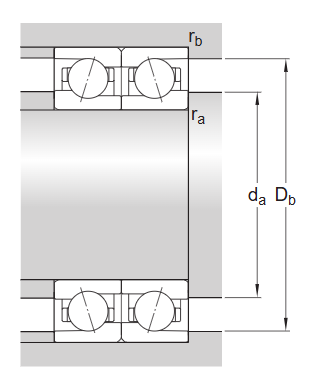 Радиально-упорный шарикоподшипник прецизионный 7212 ACDGA/P4A (SKF)