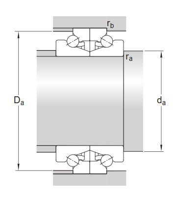 Упорно-радиальный шарикоподшипник прецизионный BTW 55 CTN9/SP (SKF)