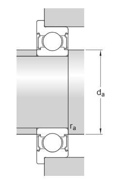 Радиальный шарикоподшипник W 628/6 R-2Z (SKF)
