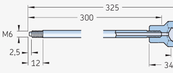 Удлинительная 1077453/100MPA (SKF)