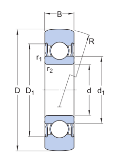 Опорный ролик 361200 R (SKF)