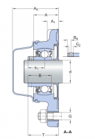 Корпус в сборе с подшипником F4BC 25M-CPSS-DFH (SKF)