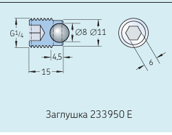 Заглушка 233950 E (SKF)