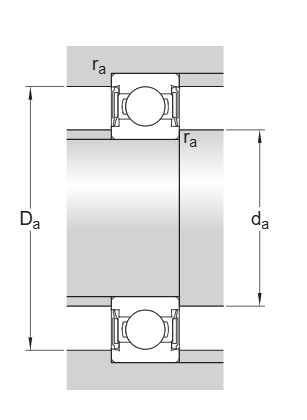 Радиальный шарикоподшипник W 6002-2RS1/VP311 (SKF)