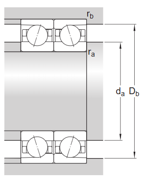 Радиально-упорный шарикоподшипник прецизионный 71912 ACDGA/P4A (SKF)