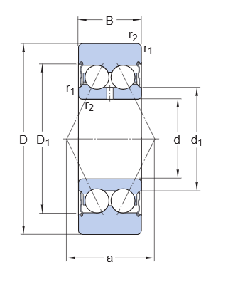 Опорный ролик 305701 C-2Z (SKF)