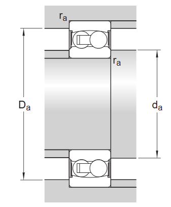 Самоустанавливающийся шарикоподшипник 2305E-2RS1TN9 (TMB)