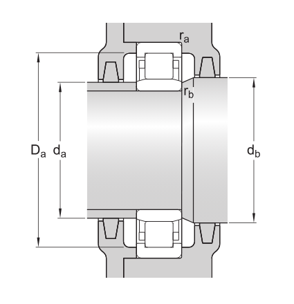 Цилиндрический роликоподшипник NU 2222 ECML (SKF)