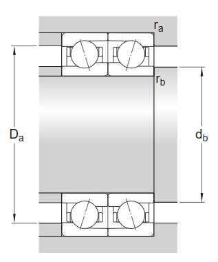 Радиально-упорный шарикоподшипник прецизионный 7212 ACDGA/P4A (SKF)