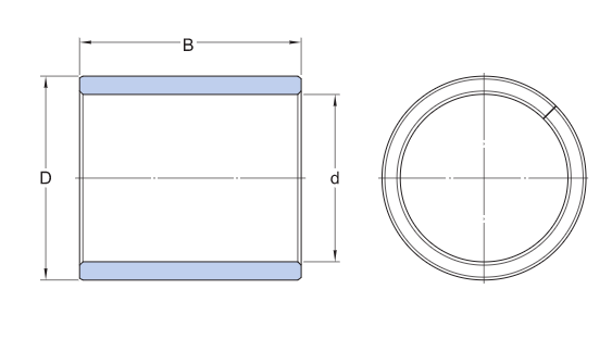 Втулка скольжения PRM 707560 (SKF)