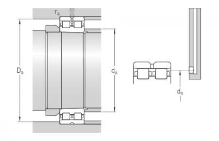Цилиндрический роликоподшипник NNCL4924V/W33 (ZWZ)