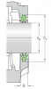 Уплотнение для разъёмного стационарного корпуса TSN 513 L (SKF)