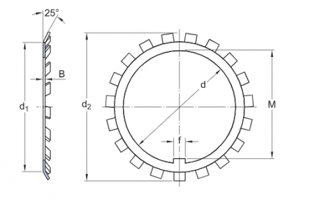 Стопорная шайба W 08 (SKF)