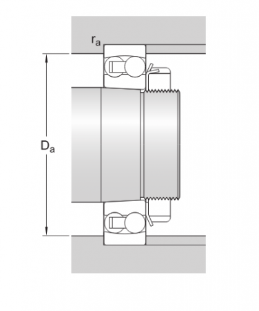 Самоустанавливающийся шарикоподшипник 2307 EKTN9 (SKF)
