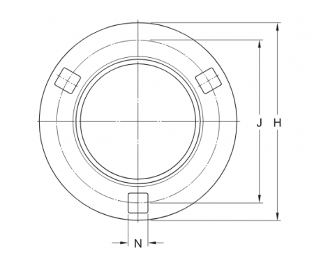 Корпус из штампованной стали PF 85 (SKF)