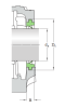 Уплотнение для разъёмного стационарного корпуса TXL 528 (SKF)
