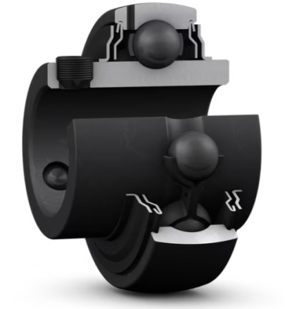 Корпусный шарикоподшипник YAR 212-2F/VA201 (SKF)