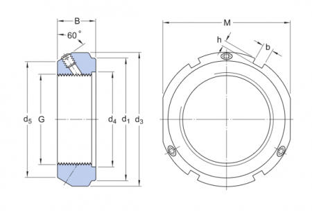 Стопорная гайка KMT 6 (SKF)