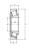 Конический роликоподшипник 30224 (ZWZ)