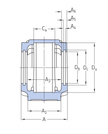 Разъёмный стационарный корпус SNL 509 (SKF)