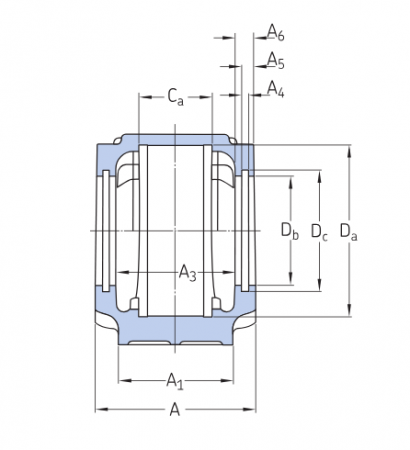 Разъёмный стационарный корпус SNL 510-608 (SKF)