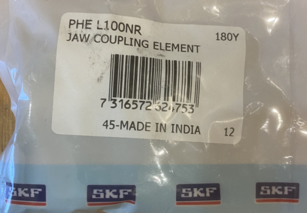 Муфта кулачковая, упругий элемент PHE L100NR (SKF)