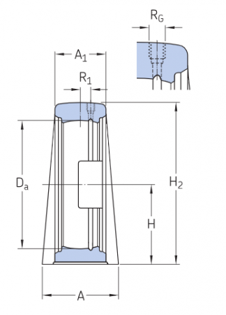 Корпус без подшипника SYF 505 (SKF)