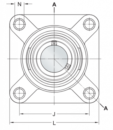 Шарикоподшипниковый узел FYWK 40 YTH (SKF)