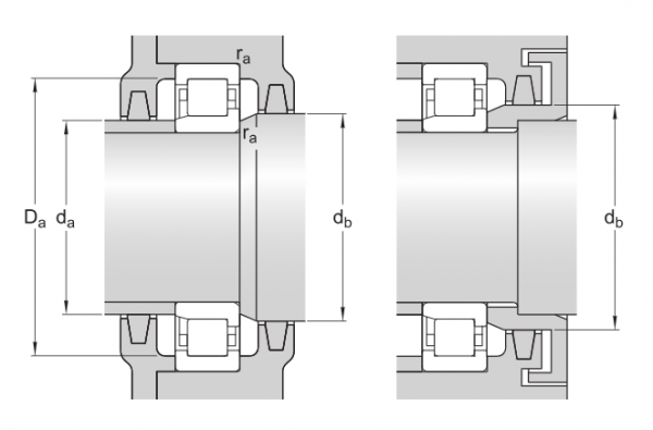 Цилиндрические роликоподшипники NJ 205 ECJ (SKF)