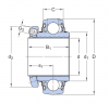 Корпусный подшипник YSP 206 SB-2F (SKF)