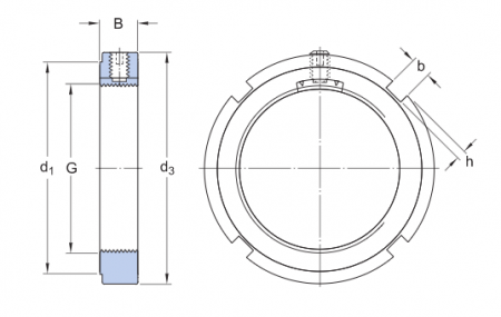 Стопорная гайка KMK 20 (SKF)