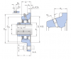 Шарикоподшипниковый узел с квадратным фланцем FYJ 80 TF (SKF)