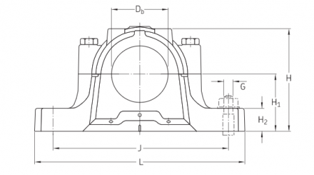 Разъёмный стационарный корпус SNL 3138 (SKF)