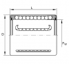 Подшипник линейного перемещения KH12-PP (INA)