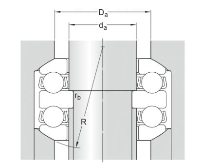 Упорный шарикоподшипник 54306 (SKF)