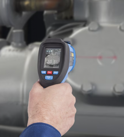 Инфракрасный термометр с записью видео TKTL 40 (SKF)