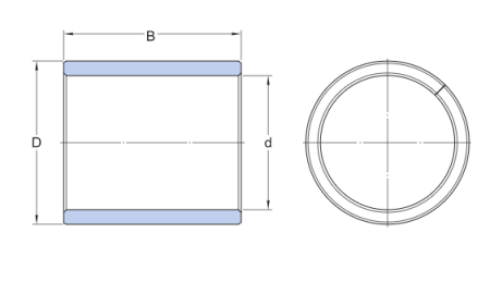 Втулка скольжения PRM 707560 (SKF)